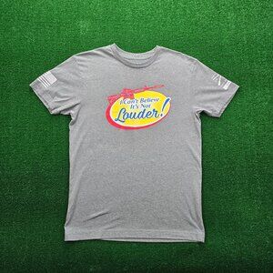 Grunt Style Tshirt Mens Medium Gray Short Sleeve I Can't Believe It's Not Louder